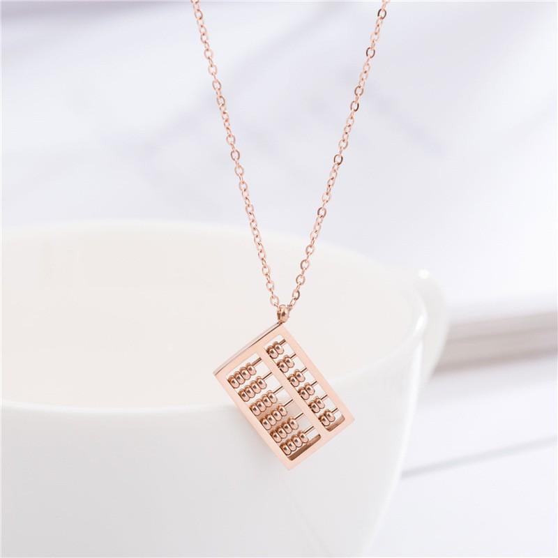 [New] Kalung stainless steel titanium mini korea hadiah wanita cewek KK106 sempoa