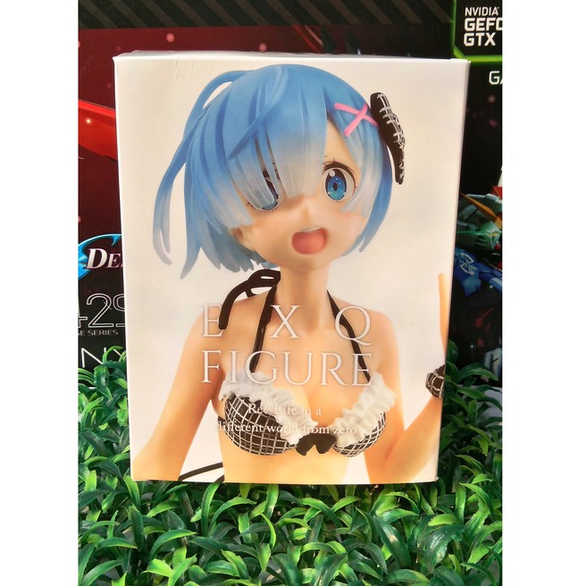 Action Figure EXQ Anime Re Zero Rem Swimsuit Version