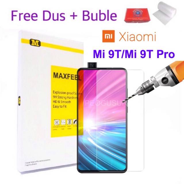 MAXFEEL TEMPERED GLASS XIOAMI MI9T MI9T PRO MI9 T MI9 T PRO CLEAR Premium Glass