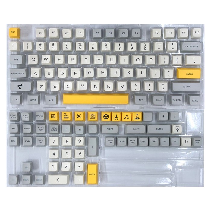 KEYCAPS HEAVY INDUSTRY MDA PROFILE SUBLIM MECHANICAL KEYBOARD