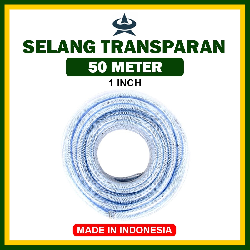 Jual Gemuk Selang Air Transparan Inch Meter Selang Taman