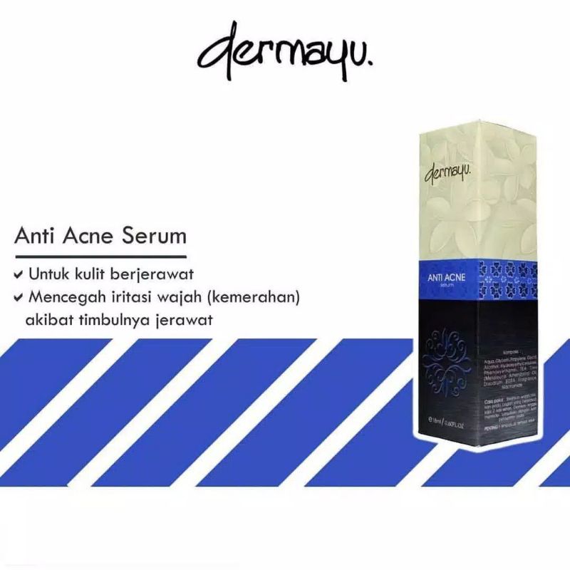 SERUM ACNE - DERMAYU SERUM ANTI ACNE - SERUM JERAWAT - PENGHILANG JERAWAT - SKINCARE WAJAH