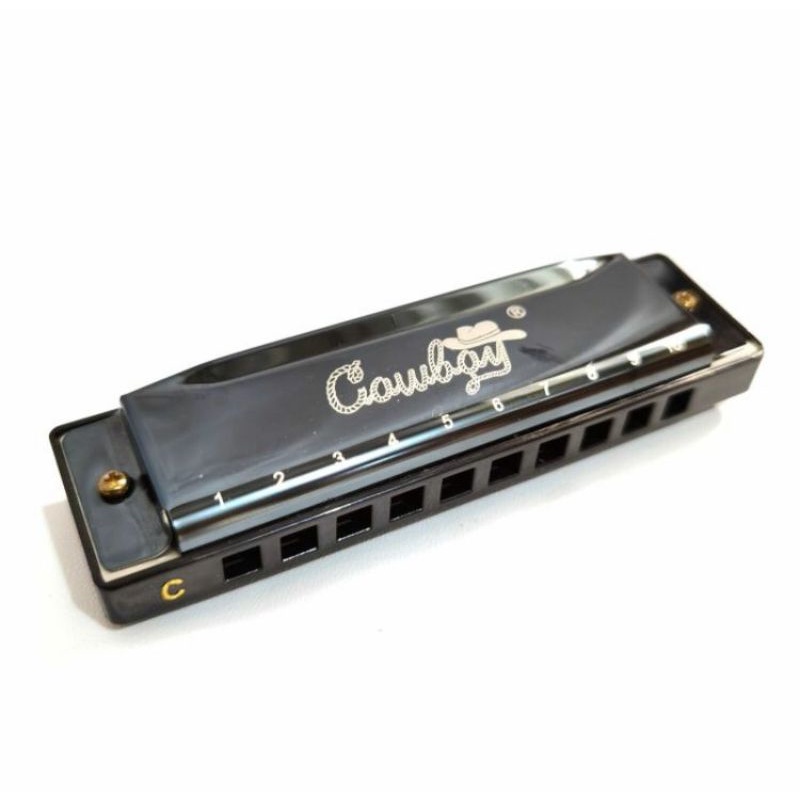 Harmonika / harmonica COWBOY 10 lobang nada C ORIGINAL