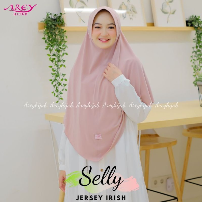 Jilbab Instan Selly Jumbo Arey