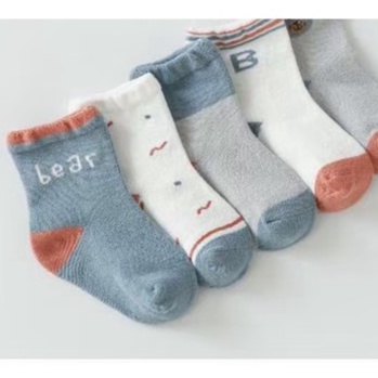 [5 PSG] 0-8 thn | KAOS KAKI BAYI ANAK IMPOR SOCKS LUCU KARAKTER KARTUN UNISEX vol.T5