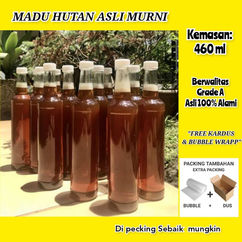 

MADU HUTAN MURNI BERKWALITAS 100% ALAMI 460 ml