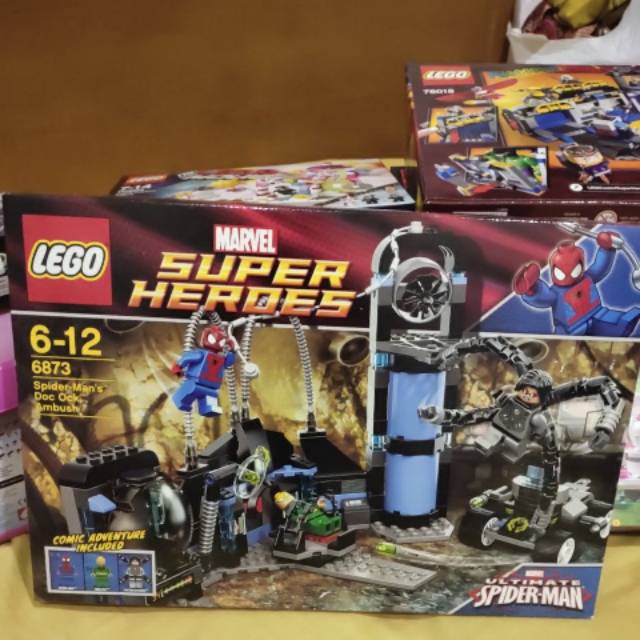 Lego 6873 Marvel Super Heroes Ultimate Spiderman Shopee Indonesia