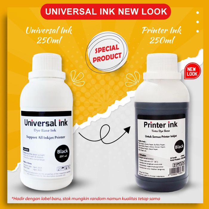 Tinta universal 250 ml Printer Canon Cartridge PG810 CL811 810 811 ink