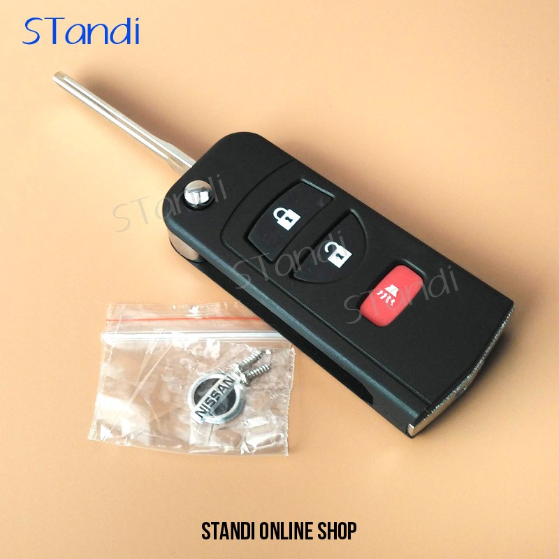 Casing Kunci Lipat Flip Key Rumah Kunci Nissan Grand Livina Livina X-Gear