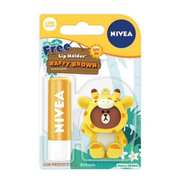 Nivea x line friends - nivea lip balm - nivea jungle