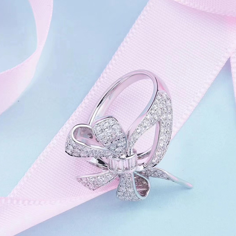 Fashion Elegant Butterfly Ring Stereo Simple Ring