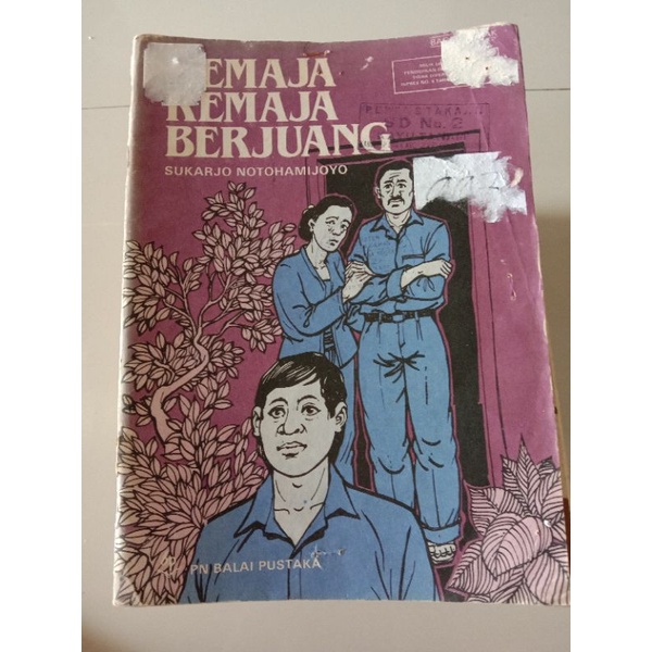 remaja2 berjuang - balai pustaka - buku jadul - sastra anak