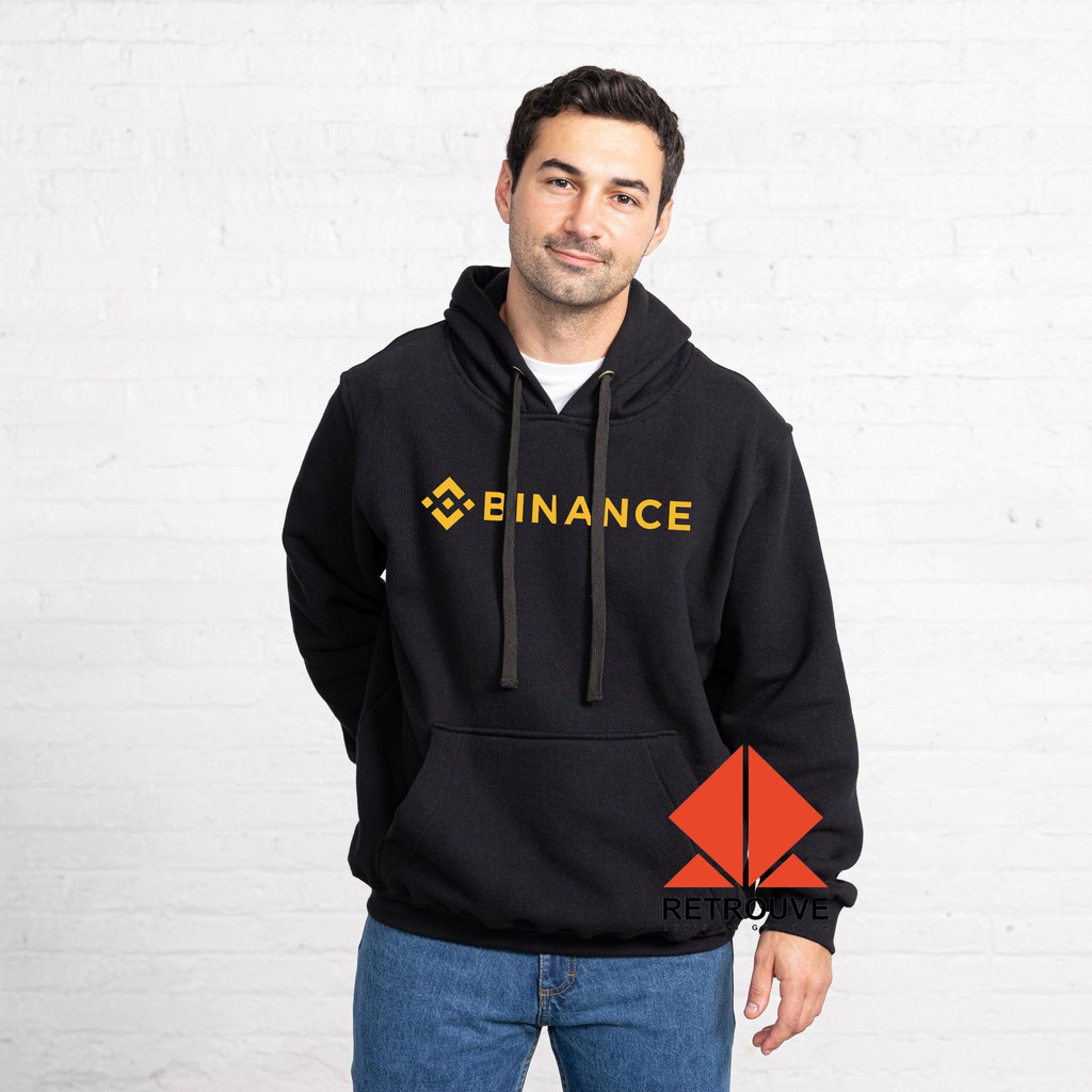Jaket Sweater Hoodie Binance Bitcoin