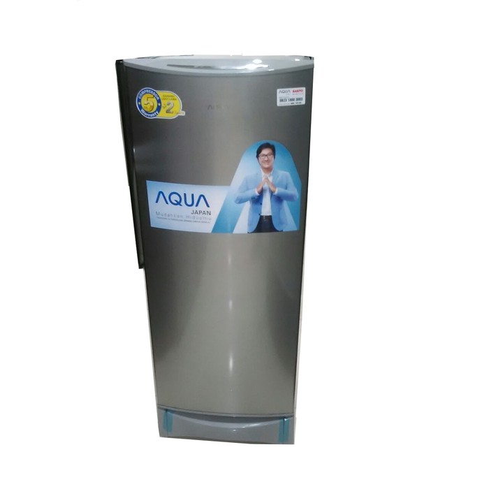Aqua Kulkas 1 Door AQRD190S / AQRD 190 / AQR D190 – Silver