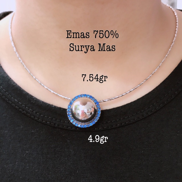 Kalung kawat dan liontin