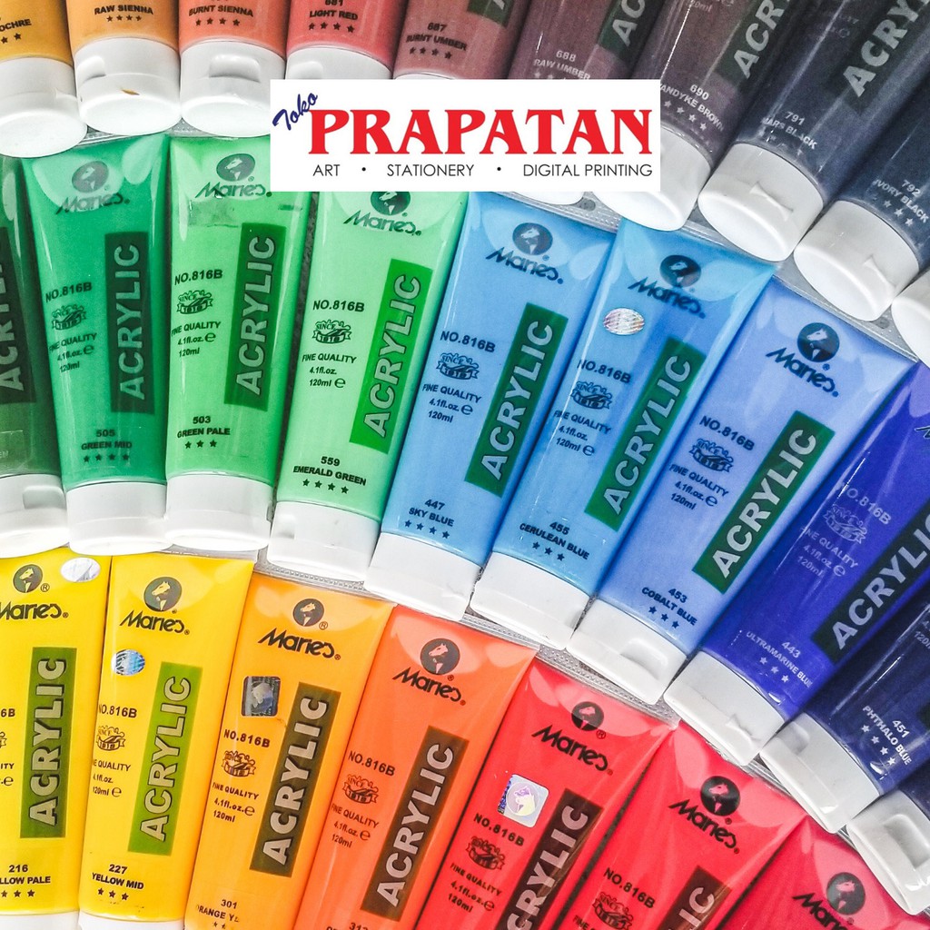 

HJK Cat Akrilik Maries 120ml Warna Beragam