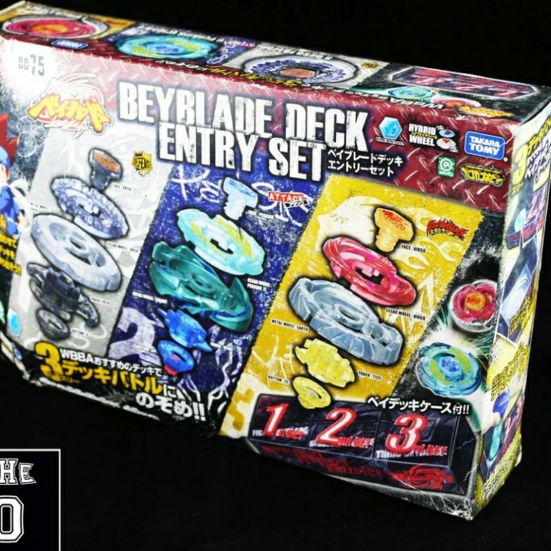 BEYBLADE METAL FUSION BB75 DECK ENTRY SET ORIGINAL TAKARA TOMY BOOSTER GASING PREMIUM JAPAN ISI 3