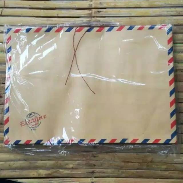 

Amplop Air Mail coklat Executive 310