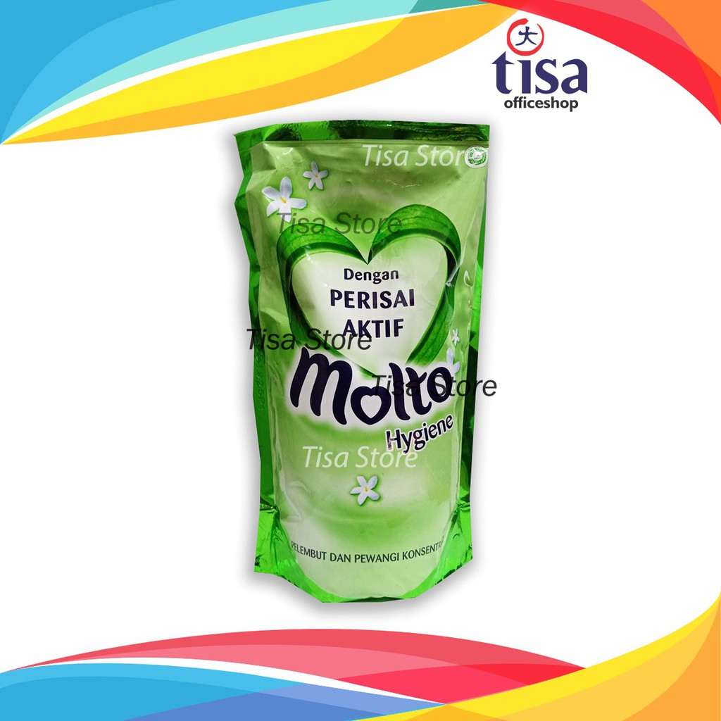 Molto Hygiene Pelembut dan Pewangi Pakaian 800 ml Refill Pouch