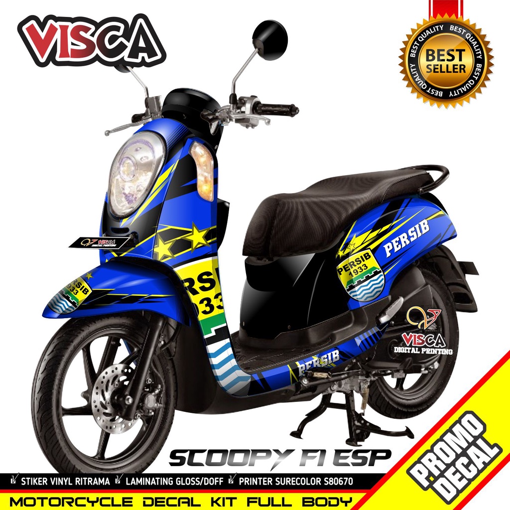 Decal Scoopy Fi 2015 2016 Full Body Stiker Scoopy Fi 2015 2016 Full Body Striping Scoopy Fi 2015 201