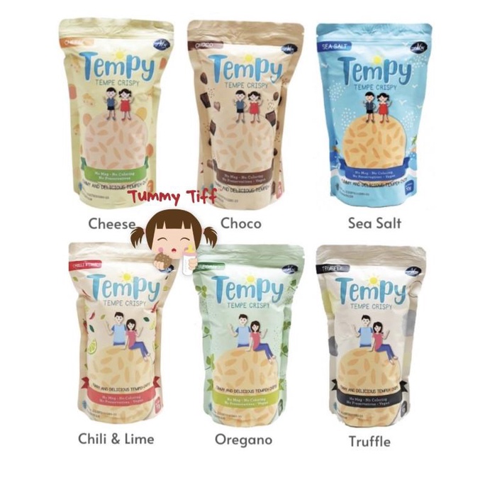 

Tempy (Tempe Crispy) NO MSG / snack anak sehat / keripik tempe
