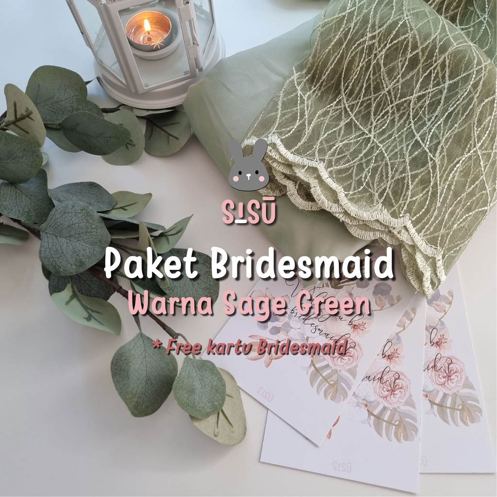 Paket Kain Bridesmaid Seragaman Premium Lamaran Keluarga Lengkap Satin Kebaya Brokat Brukat Warna Sa