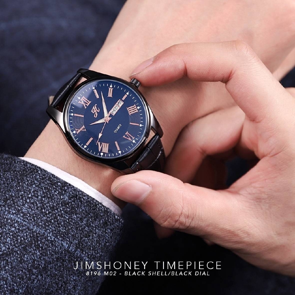 JAM 8196 - M02 jam tangan pria "Jims Honey" #Simple & exclusive
