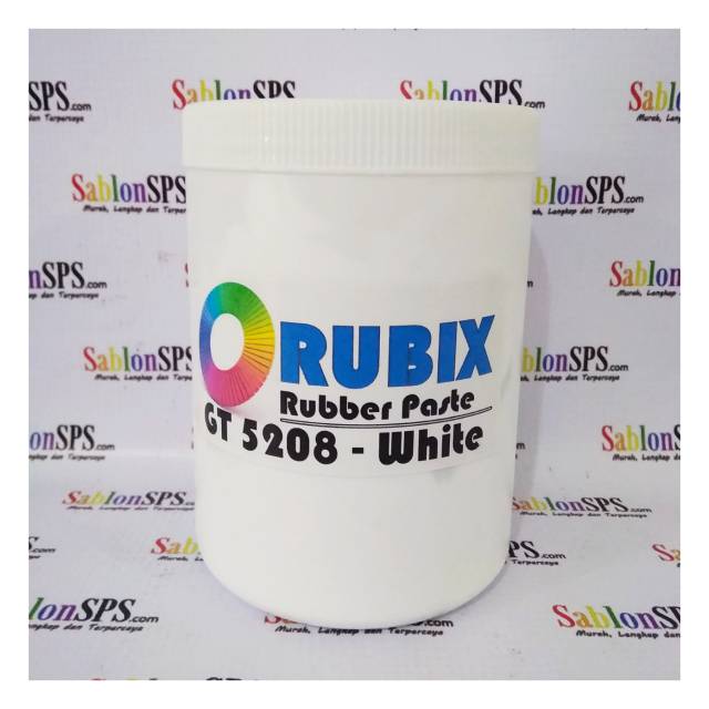 Tinta Sablon Rubber Doff Rubix GT 5208 White