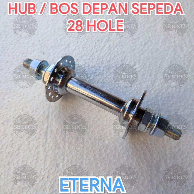 HUB / BOS DEPAN SEPEDA. Lubang 32 atau 28 atau 20 Hole