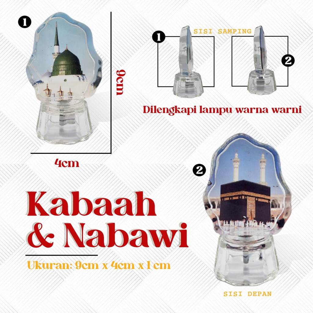 Miniatur Kristal kabah Dan Nabawi