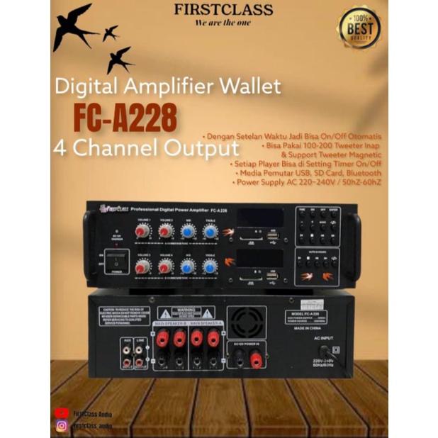 Ampli walet first class Fc 228  fc228 ampli walet