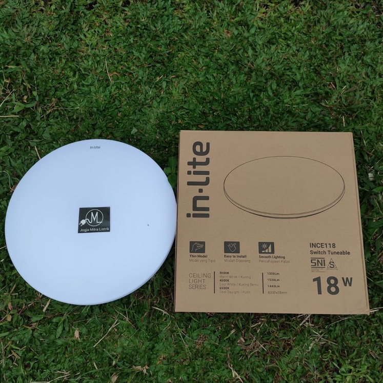 LAMPU BARET INLITE / CEILING LIGHT 18 WATT 3 WARNA INCE118