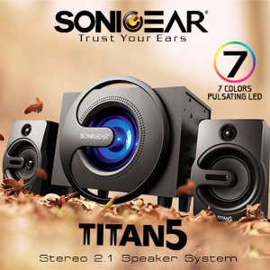 SONIC GEAR NEW TITAN 5 BTMI Multimedia Speaker FM Radio USB Memory SONIC GEAR NEW TITAN 5 BTMI Mult