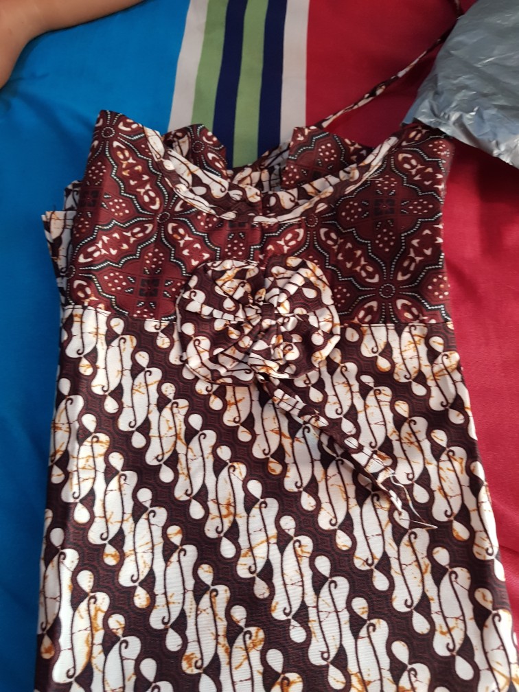 Dress Batik Anak Size S Usia 2,5 Th - 4th