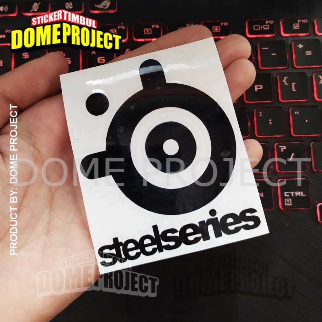 Stiker Cutting STEEL SERIES STIKER CUTTING SATUAN IMPORT AKSESORIES KOMPUTER GAMING