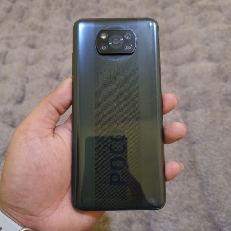 POCO X3 NFC RAM 6/64GB RESMI HANDPHONE HP SECOND BEKAS MURAH TERMURAH