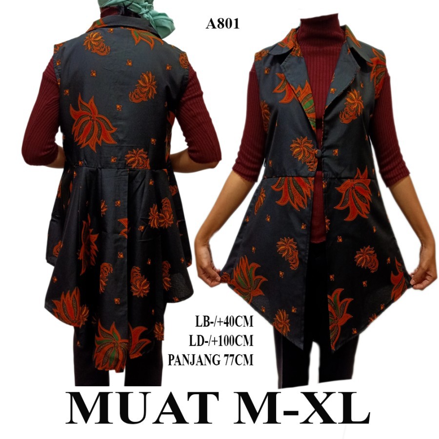 Cardigan batik wanita
