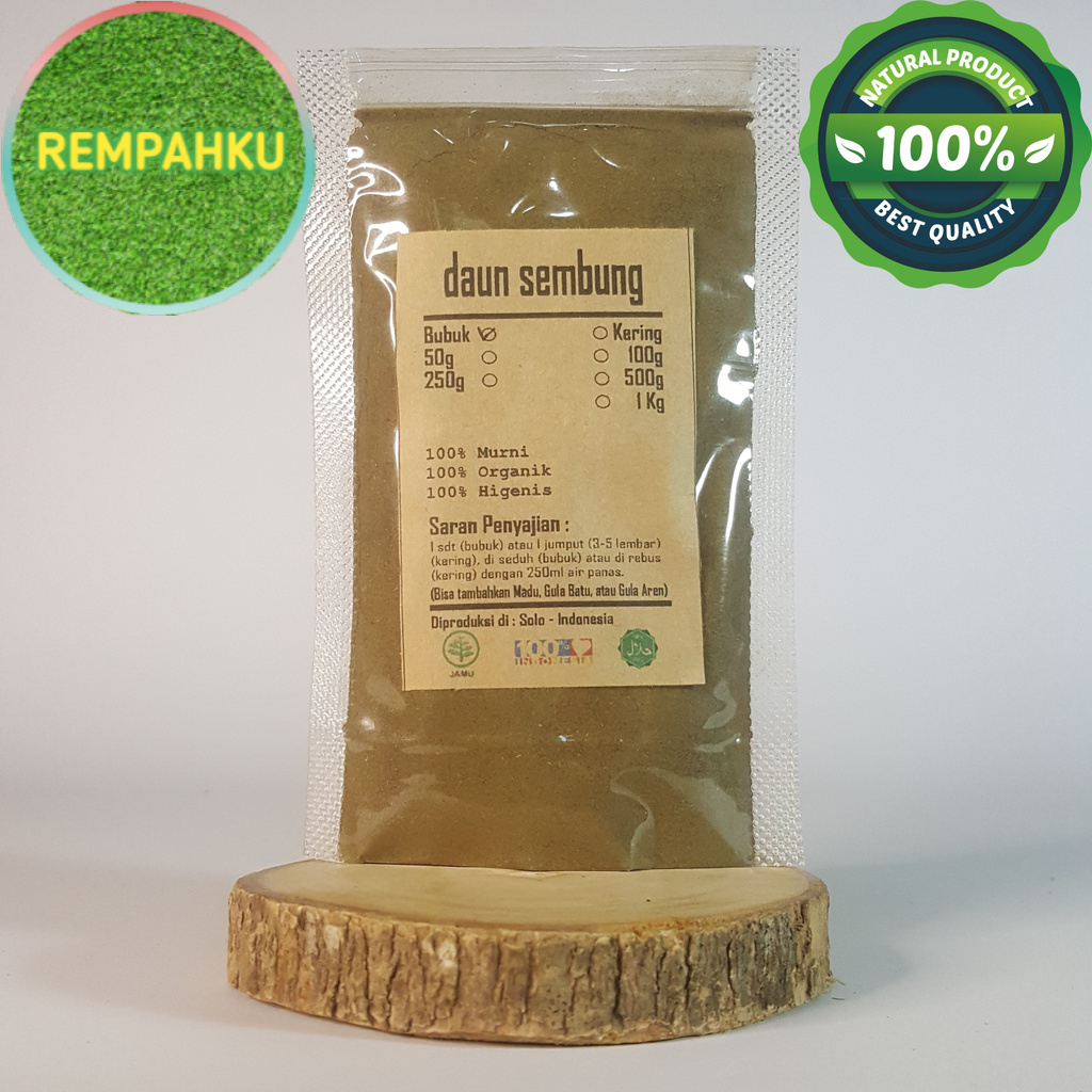 

DAUN SEMBUNG BUBUK 250 Gram - Blumea Balsamifera - MURNI - JSR -