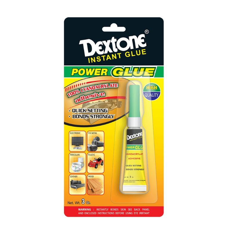 

DEXTONE LEM POWER GLUE LEM PEREKAT SUPER GLUE HANDSOME TOP QUALITY 3GR