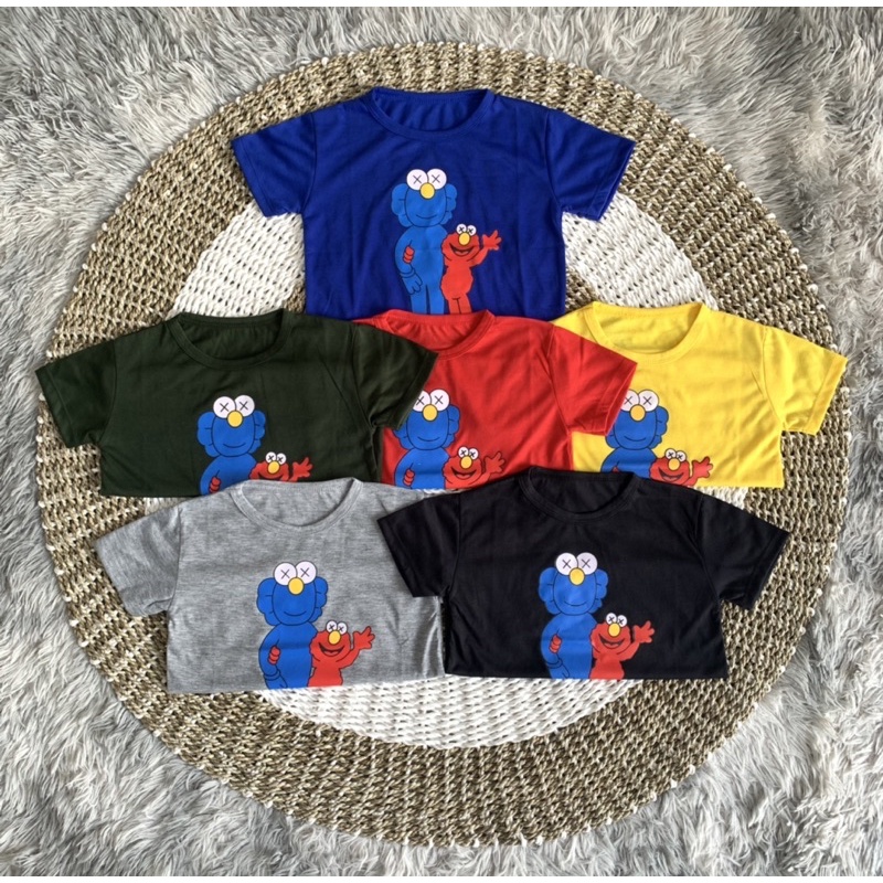 Baju anak motif kaws | kaos uniqlo distro anak | kaos anak unisex