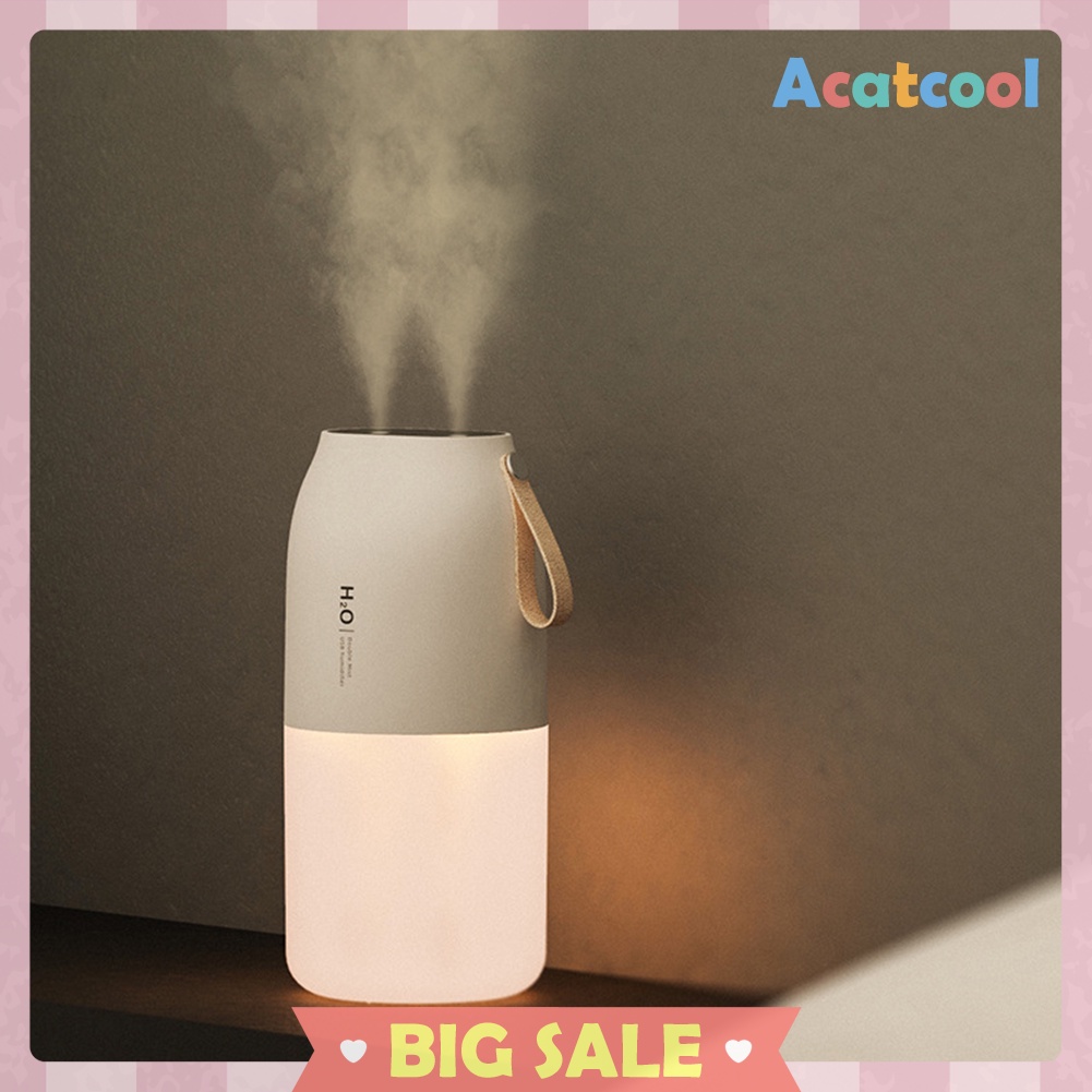 300ml Double Nozzle Cool Mist Aroma Diffuser Air Humidifier w/Night Light