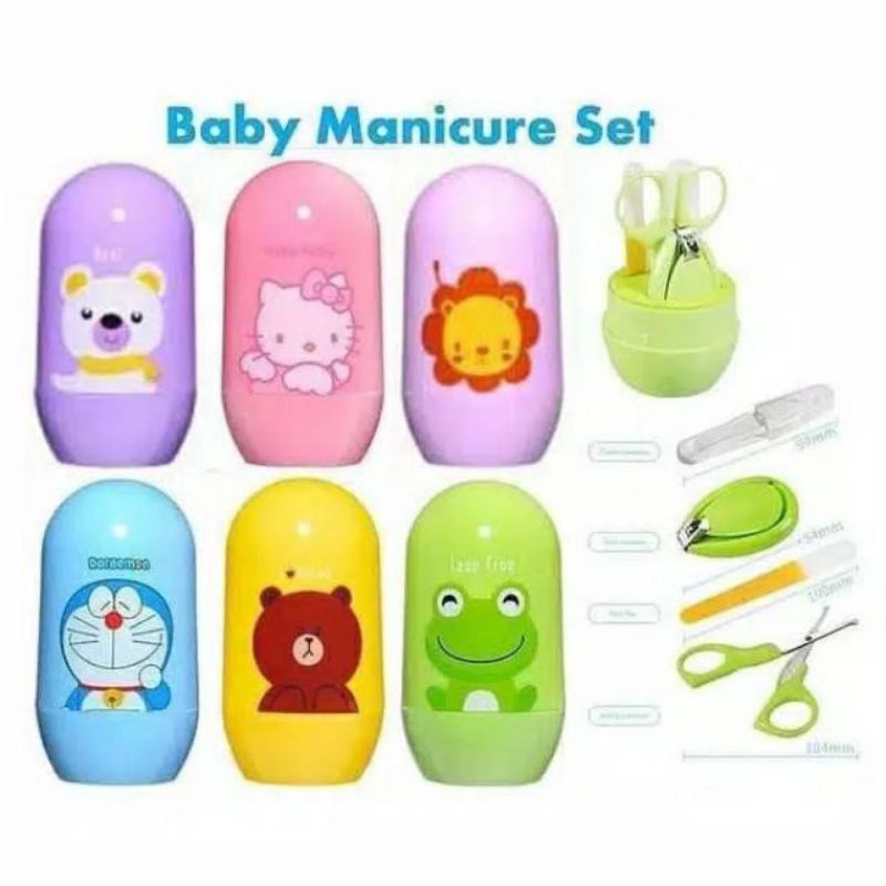 Gunting kuku bayi set 4 in 1 Manicure set bayi