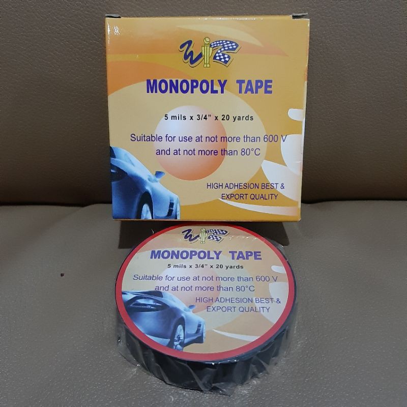 

Isolasi Solasi Lakban Tape 5mils x 3/4" x 20yards (Monopoly)