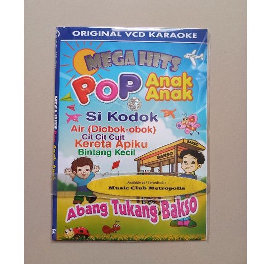 VCD KARAOKE MEGA HITS POP ANAK ANAK (ABANG TUKANG BAKSO)