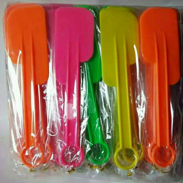 (isi 100) Souvenir Spatula Solet Sodet Cabe Sudah Dibungkus Plastik