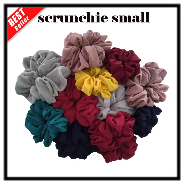 Scrunchie smal diameter 13 cm / Accesoris hijab / Ikat rambut / COD