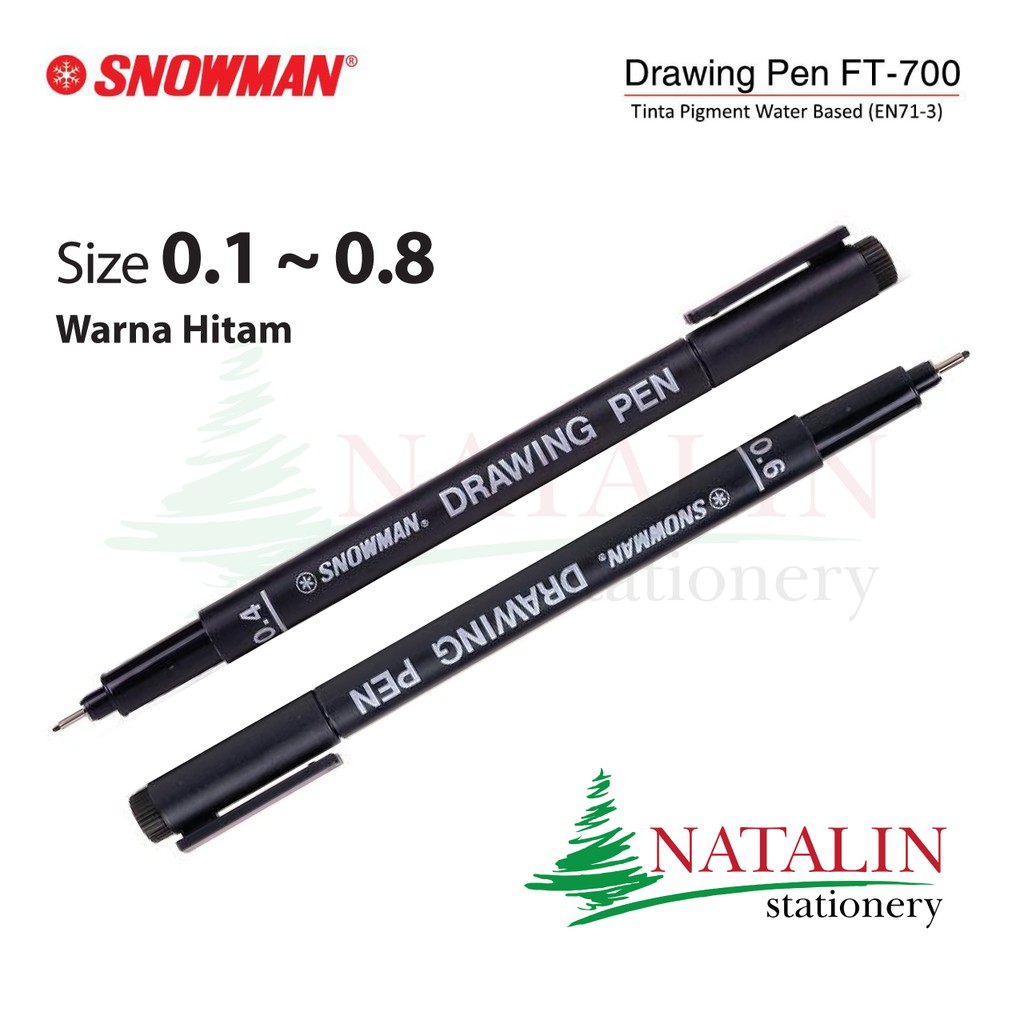 

Drawing Pen SNOWMAN • FT-700