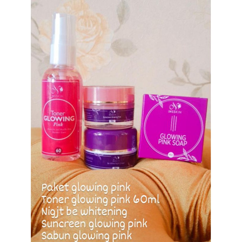 paket ekonomis glowing pink ns skin