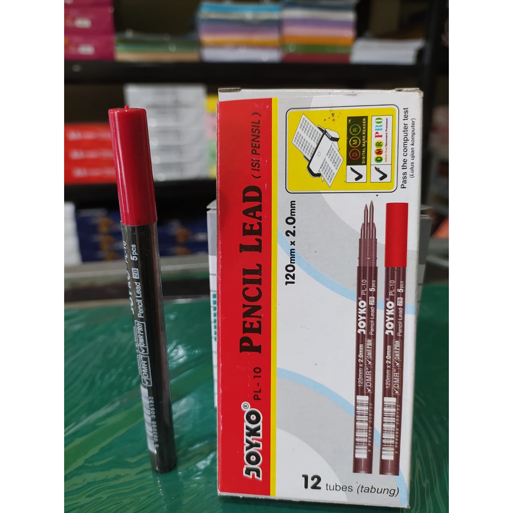 

Refill Isi Pensil Mekanik 2B Joyko 2.0mm