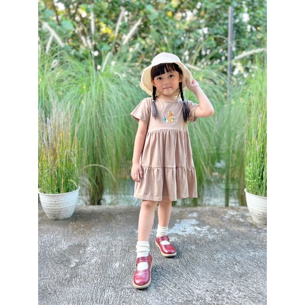 DRESS RABBIT LUCUNA Dress anak/daster anak perempuan Usia 1-5th